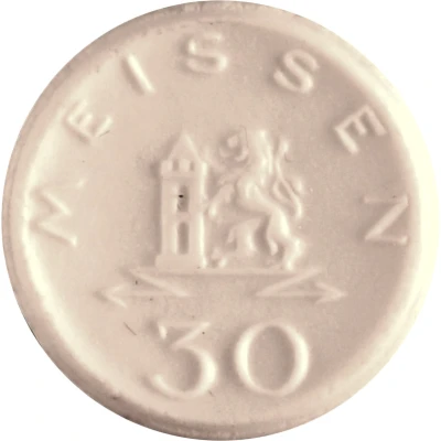 30 Pfennigs - Meissen front