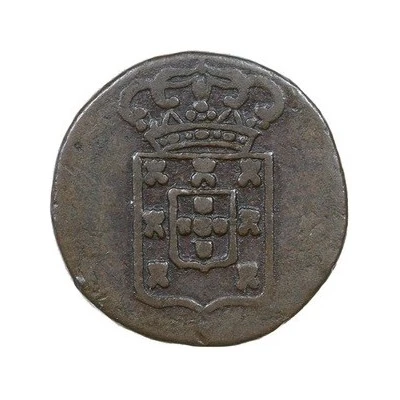 30 Réis - ½ Tanga - Maria II Goa ND front