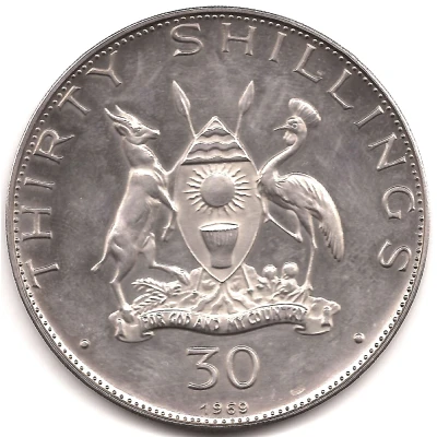 30 Shillings Pope Paul VI front