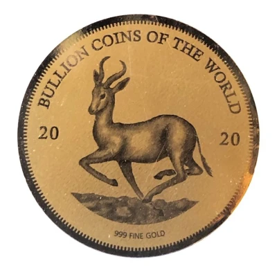 3000 Francs CFA African Springbok back