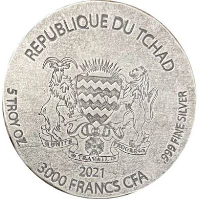 3000 Francs CFA Anubis front