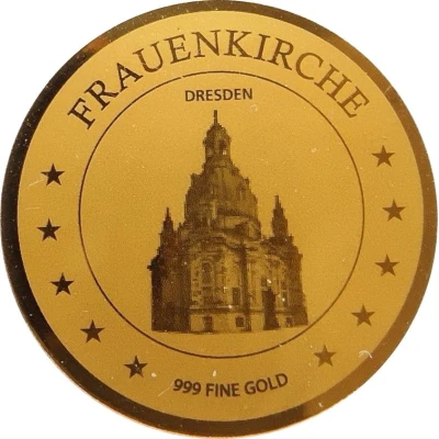 3000 Francs CFA Dresden Frauenkirche ND back