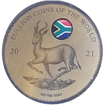 3000 Francs CFA Springbok back