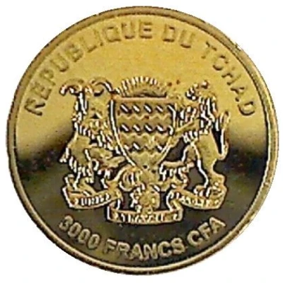 3000 Francs CFA Statue of Liberty front