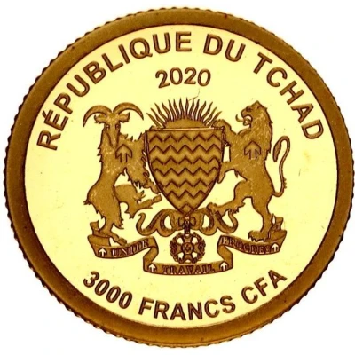 3000 Francs CFA Warsaw genuflection front