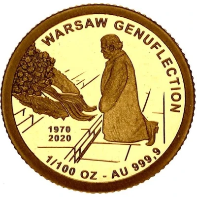 3000 Francs CFA Warsaw genuflection back