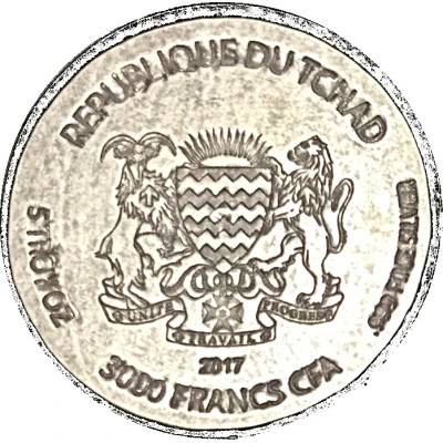 3000 Francs Queen Nefertiti front