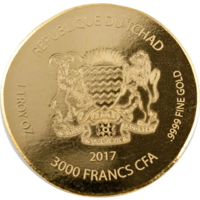 3000 Francs Tutankhamun front