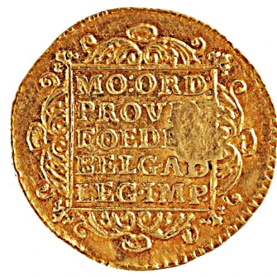 3000 Réis - José I Countermark MR over "1 Ducat, Holland, 1752" ND back