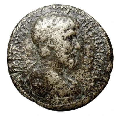 Æ34 - Lucius Verus ΕΠΙ ϹΤΡ ΚοΙ ΛΕϹΒΙΩΝ front