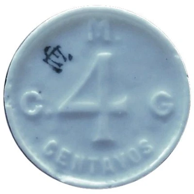 4 Centavos (EC) ND back