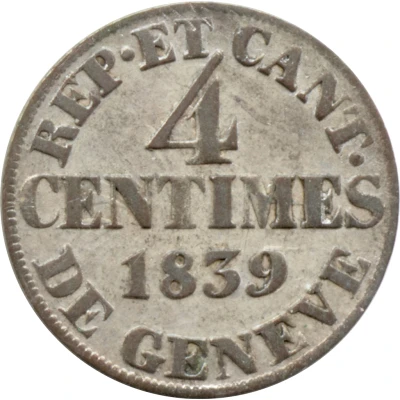 4 Centimes back