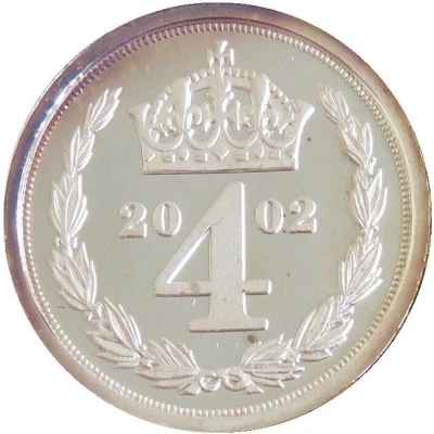 4 Cents - Elizabeth II Maundy Money back