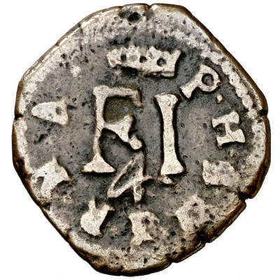 4 Cornados - Philip IV FI monogram front