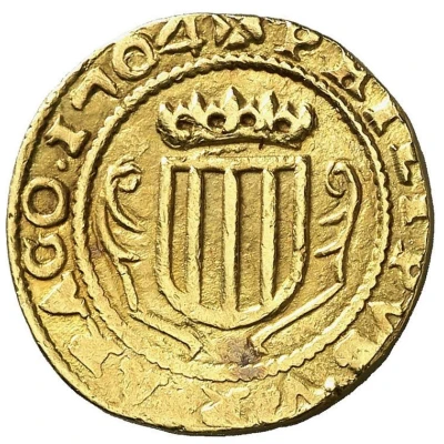 4 Escudos - Philip V front