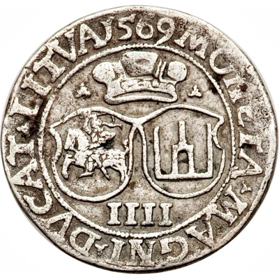 4 Groats - Sigismund II Augustus back