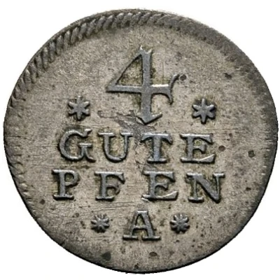 4 Gute Pfennig - Frederick II back