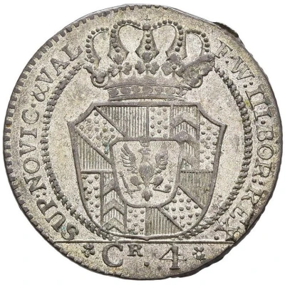 4 Kreuzers - Frederick William III front