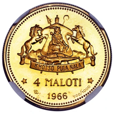 4 Maloti - Moshoeshoe II back