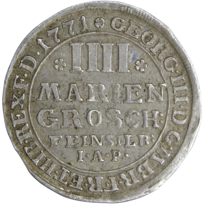 4 Mariengroschen - George III front