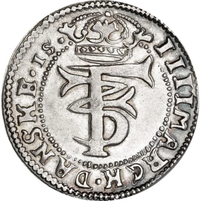 4 Mark Dansk - Frederik III Type II front