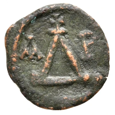 4 Nummi - Justinian I Thessalonica; Type ☩ ND back