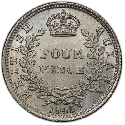 4 Pence - George VI back