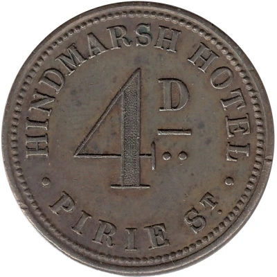 4 Pence - Hindmarsh Hotel (Adelaide; South Australia) ND front