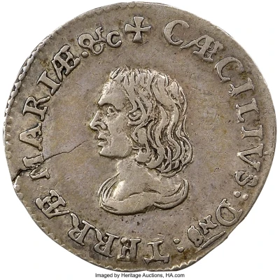 4 Pence - Lord Baltimore “Groat, small bust” ND front