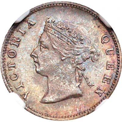 4 Pence - Victoria front