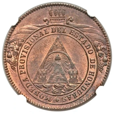 4 Pesos Provisional Coinage front