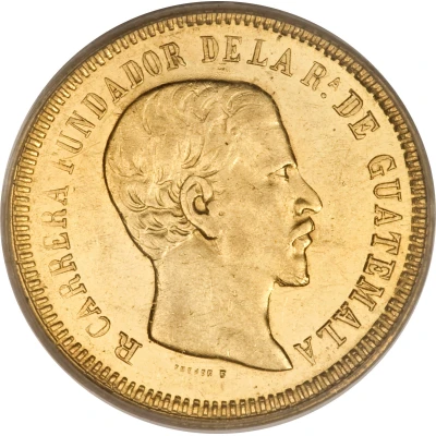 4 Pesos Rafael Carrera front