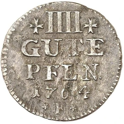 4 Pfennigs - Frederick II back