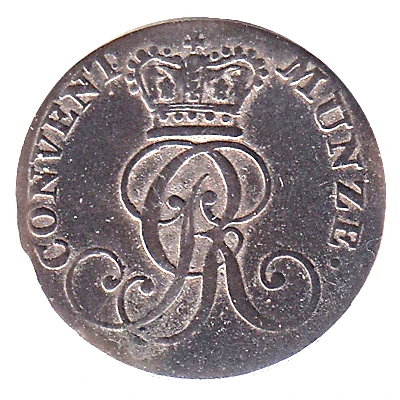 4 Pfennigs - George III front