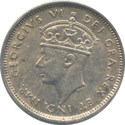 4½ Piastres - George VI front