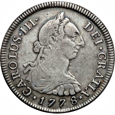 4 Reales - Charles III portrait front