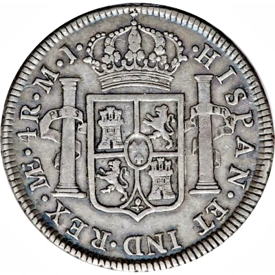 4 Reales - Charles III portrait back