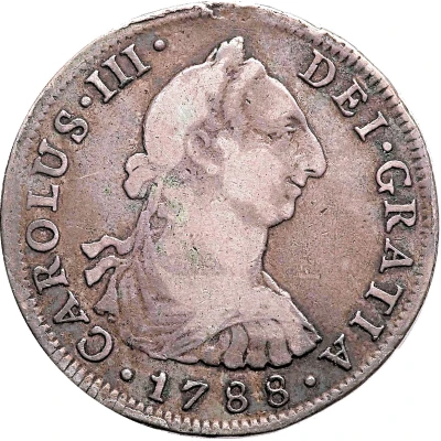 4 Reales - Charles III portrait front