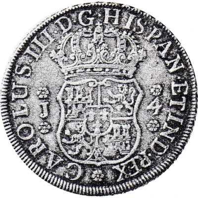 4 Reales - Charles III front