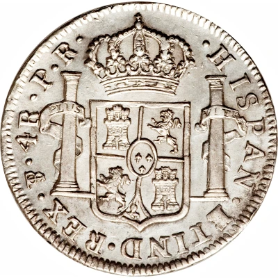 4 Reales - Charles III back