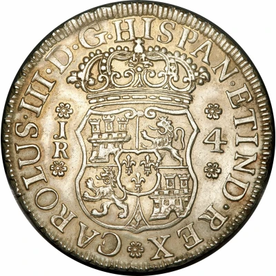 4 Reales - Charles III front