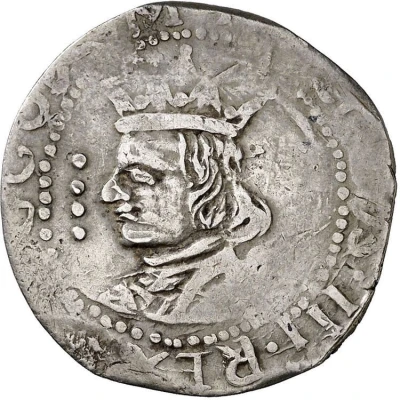 4 Reales - Charles II ND front