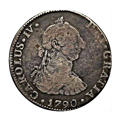 4 Reales - Charles IV front