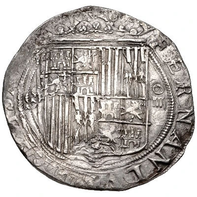 4 Reales - Ferdinandus V and Elisabet I Seville ND front