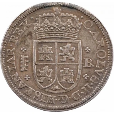 4 Reales "Maria" - Charles II Segovia front