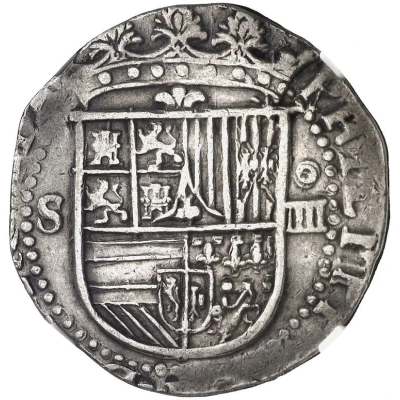 4 Reales - Philip II Seville front