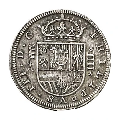 4 Reales - Philip III milled front