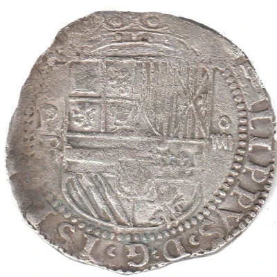 4 Reales - Philip II ND front