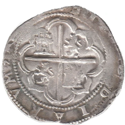 4 Reales - Philip II ND back