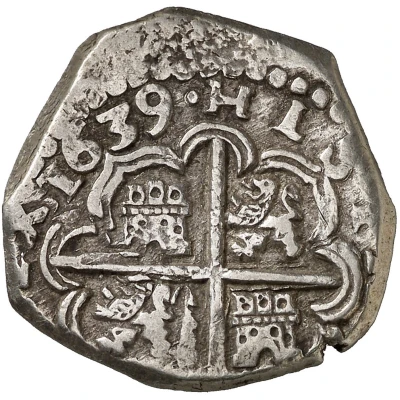 4 Reales - Philip IV back